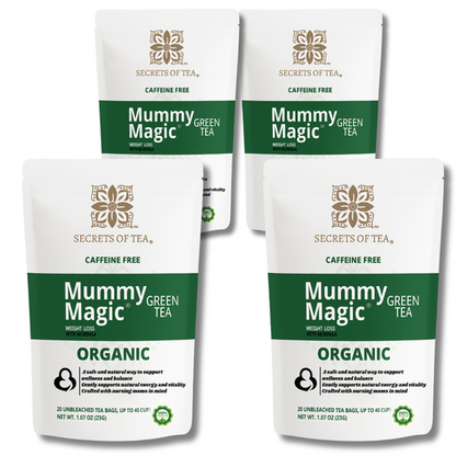 Organic Slimming Herbal Tea - Caffeine-Free with Moringa, 40 Servings