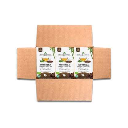 Organic Moringa Tea - Chocolate - Caffeine-Free Herbal Tea