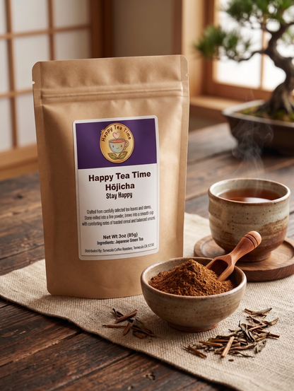 Hōjicha Powder: Roasted Green Tea 3 oz