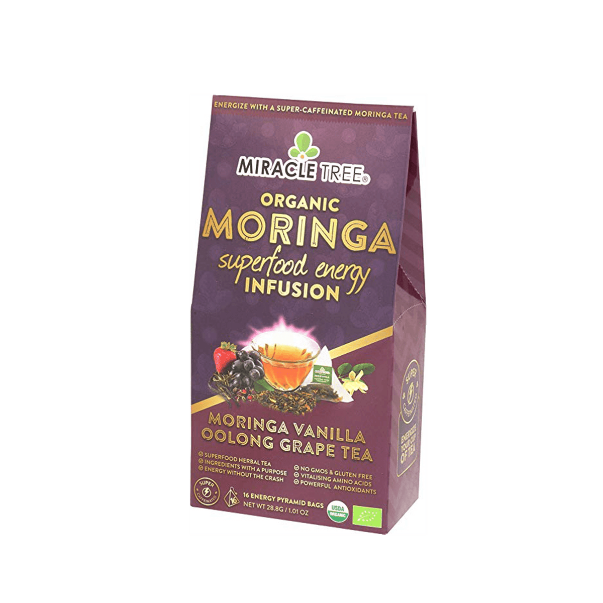 Organic Moringa Vanilla Oolong Grape Tea