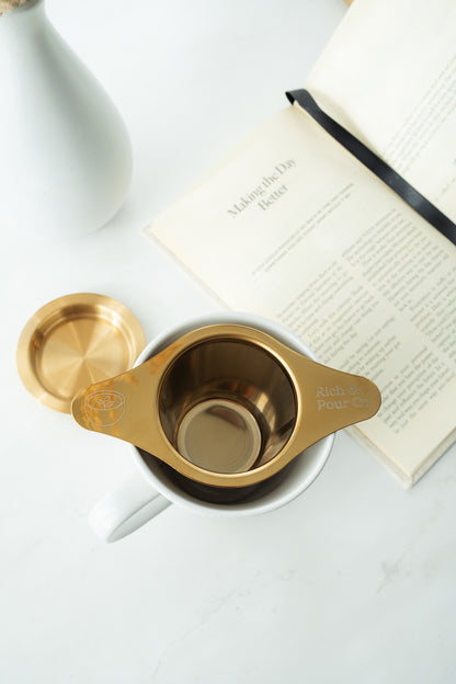 Stainless Steel Infuser | Loose Leaf Tea & Coffee Fine Mesh Strainer