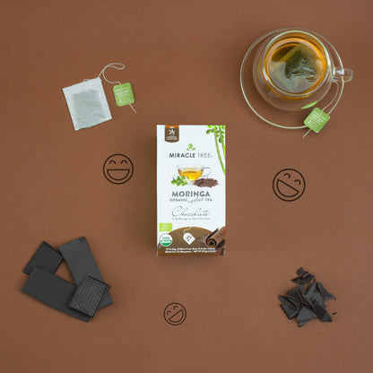 Miracle Tree's Organic Moringa Tea, Chocolate