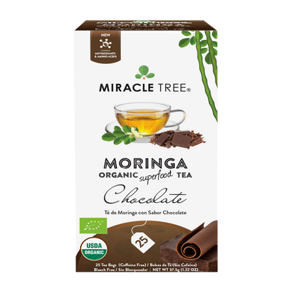 Miracle Tree's Organic Moringa Tea, Chocolate