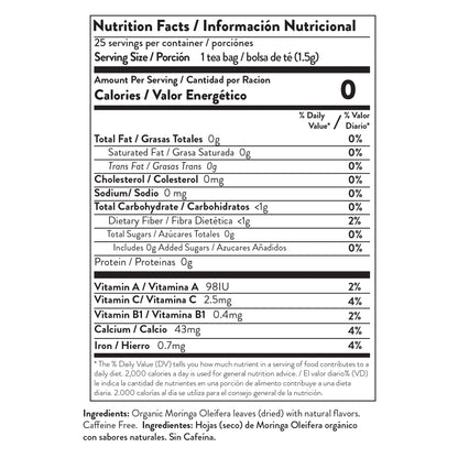 Miracle Tree's Organic Moringa Tea, Watermelon