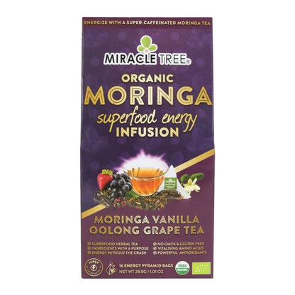 Organic Moringa Vanilla Oolong Grape Tea